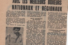 1ere Reunion de boxe Bayonne 1975 3